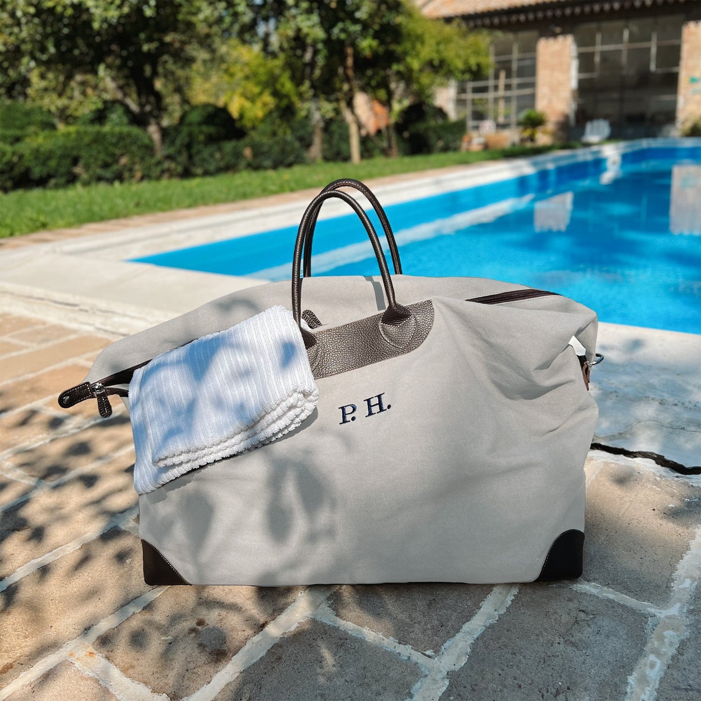 Weekender Large 55 "GRIS" - OOAK BAGS