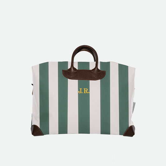 Weekender Small 45 "STRIPED green"