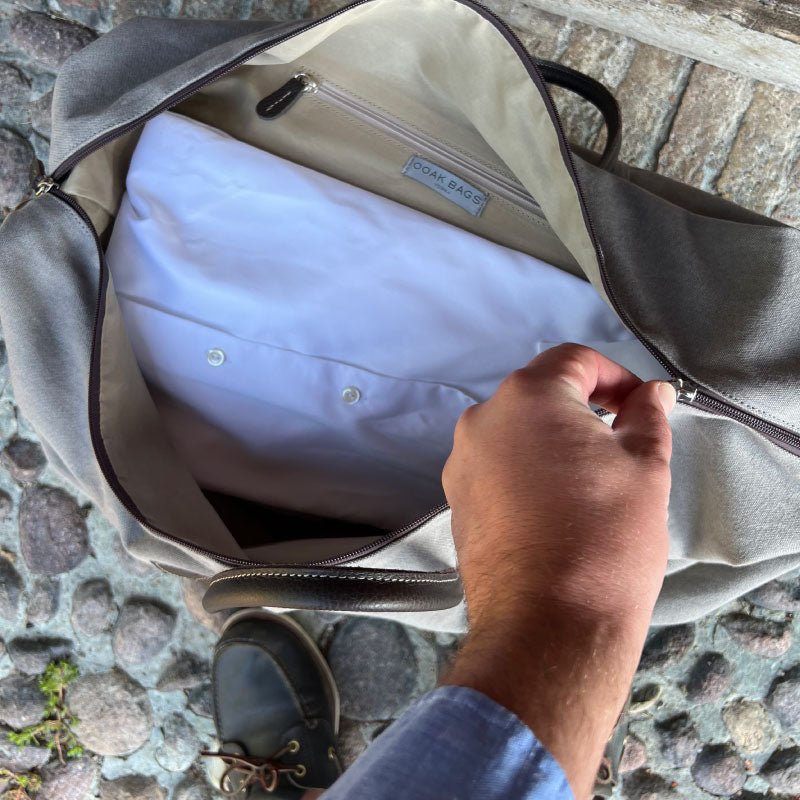 Weekender Large 55 "GRIS" - OOAK BAGS