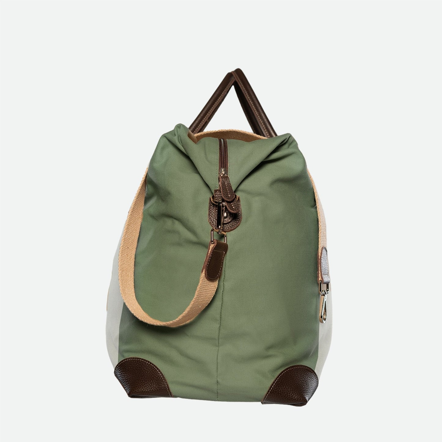 Weekender Large 55 "STRIPE green" - OOAK BAGS